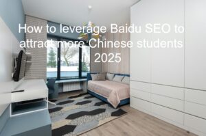 Read more about the article How to leverage Baidu SEO to attract more Chinese students in 2025